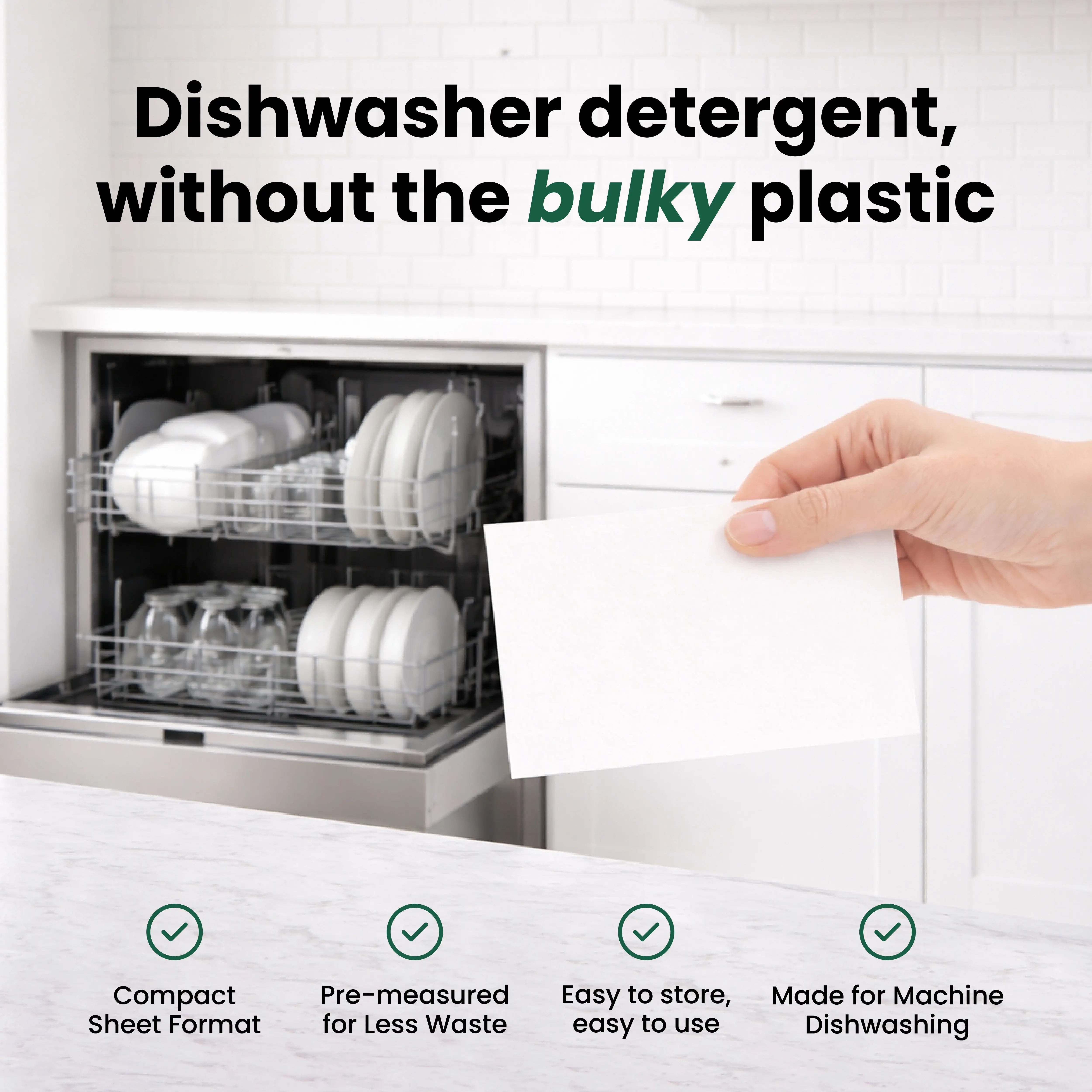 Erthhaus Eco-Friendly Dishwasher Sheets (80 washes)