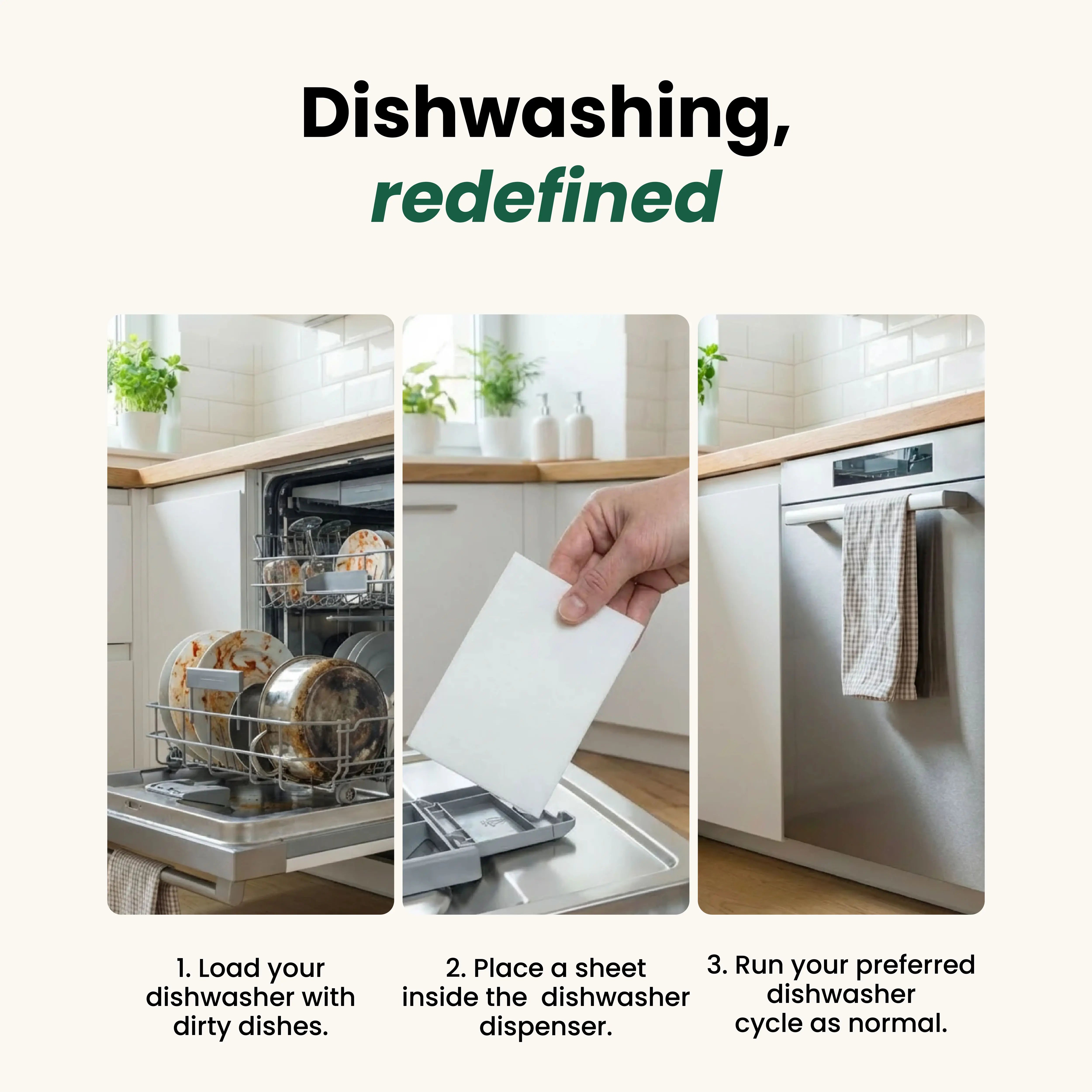 Erthhaus Eco-Friendly Dishwasher Sheets (80 washes)