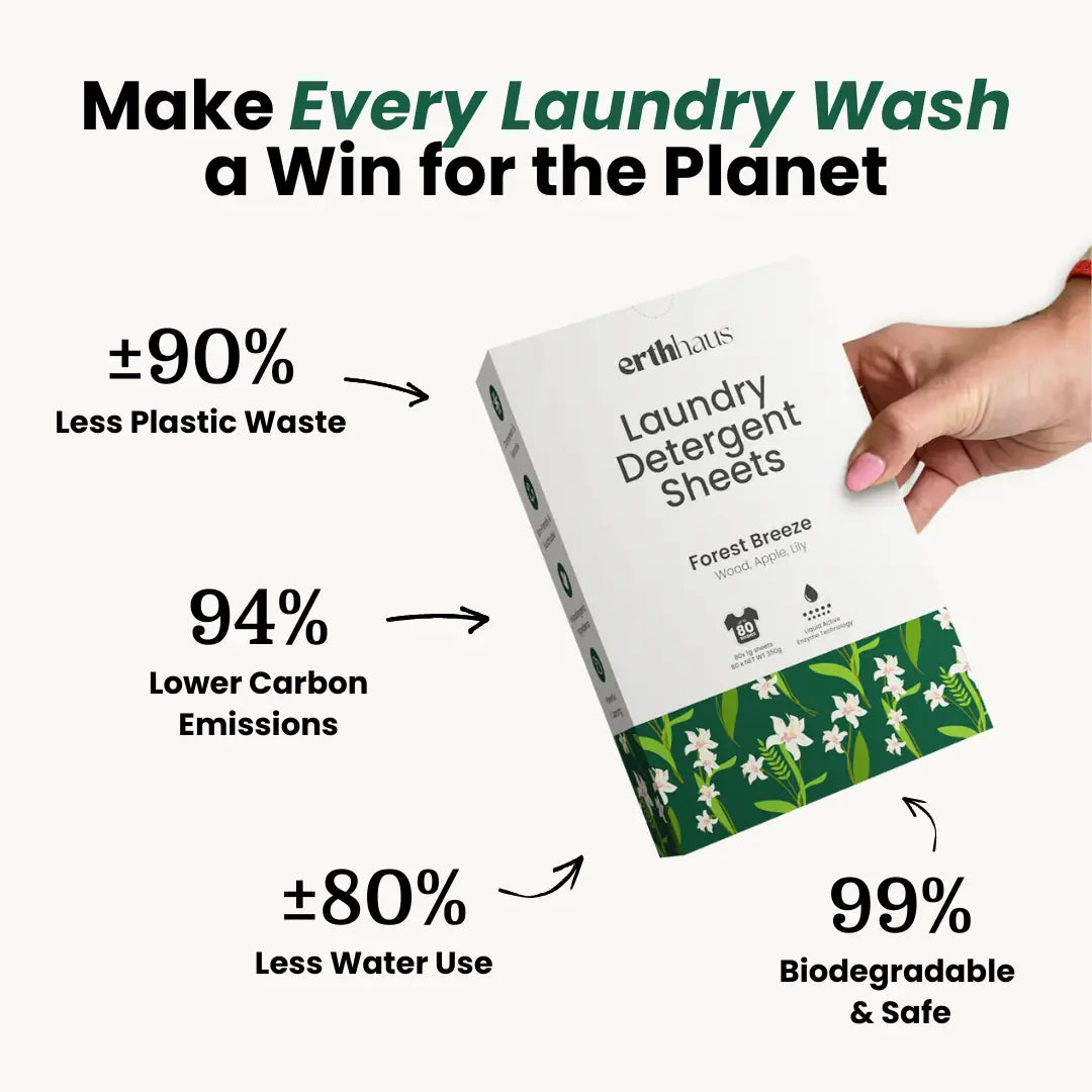 Erthhaus Eco-friendly Laundry Detergent Sheets