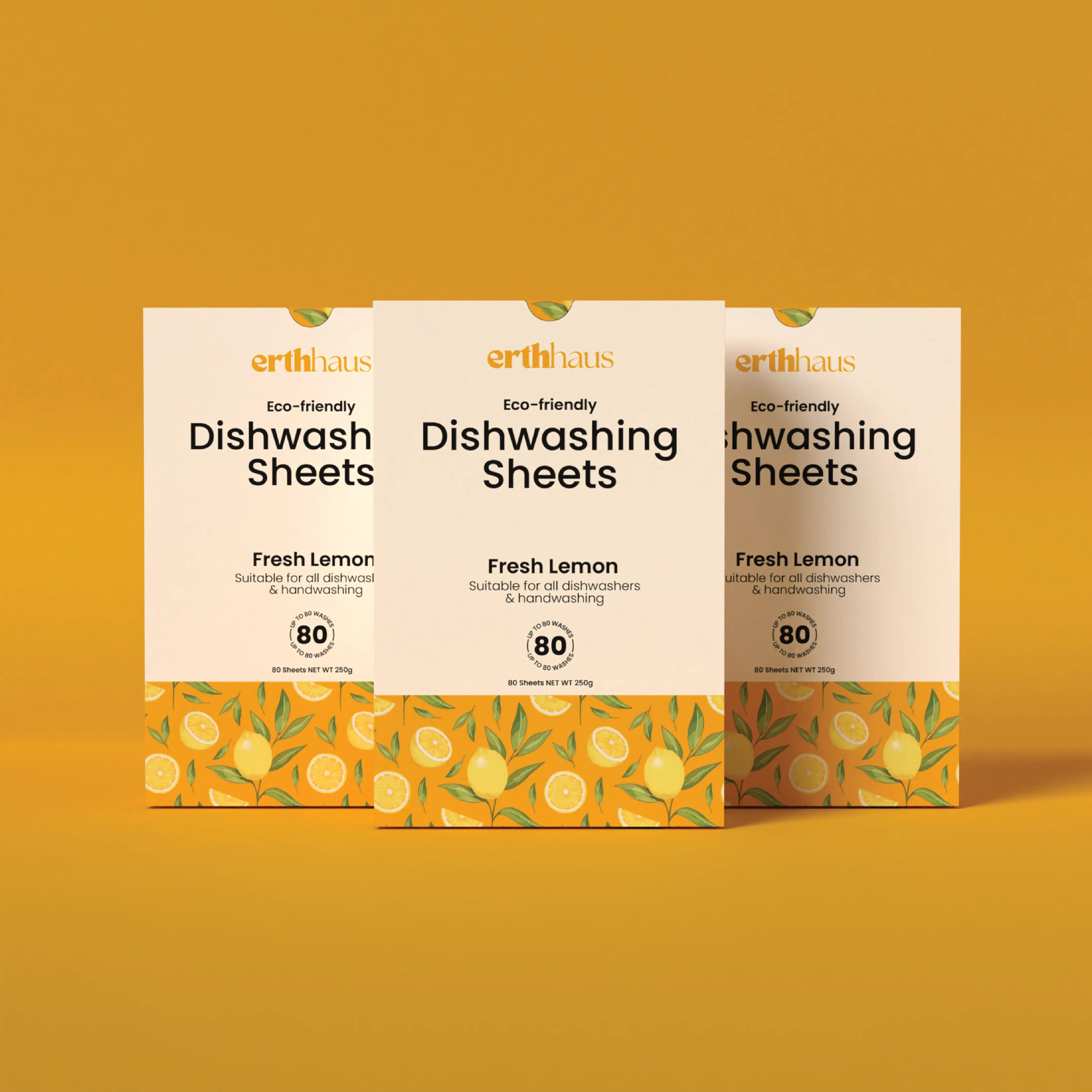 Erthhaus Eco-Friendly Dishwasher Sheets (80 washes)