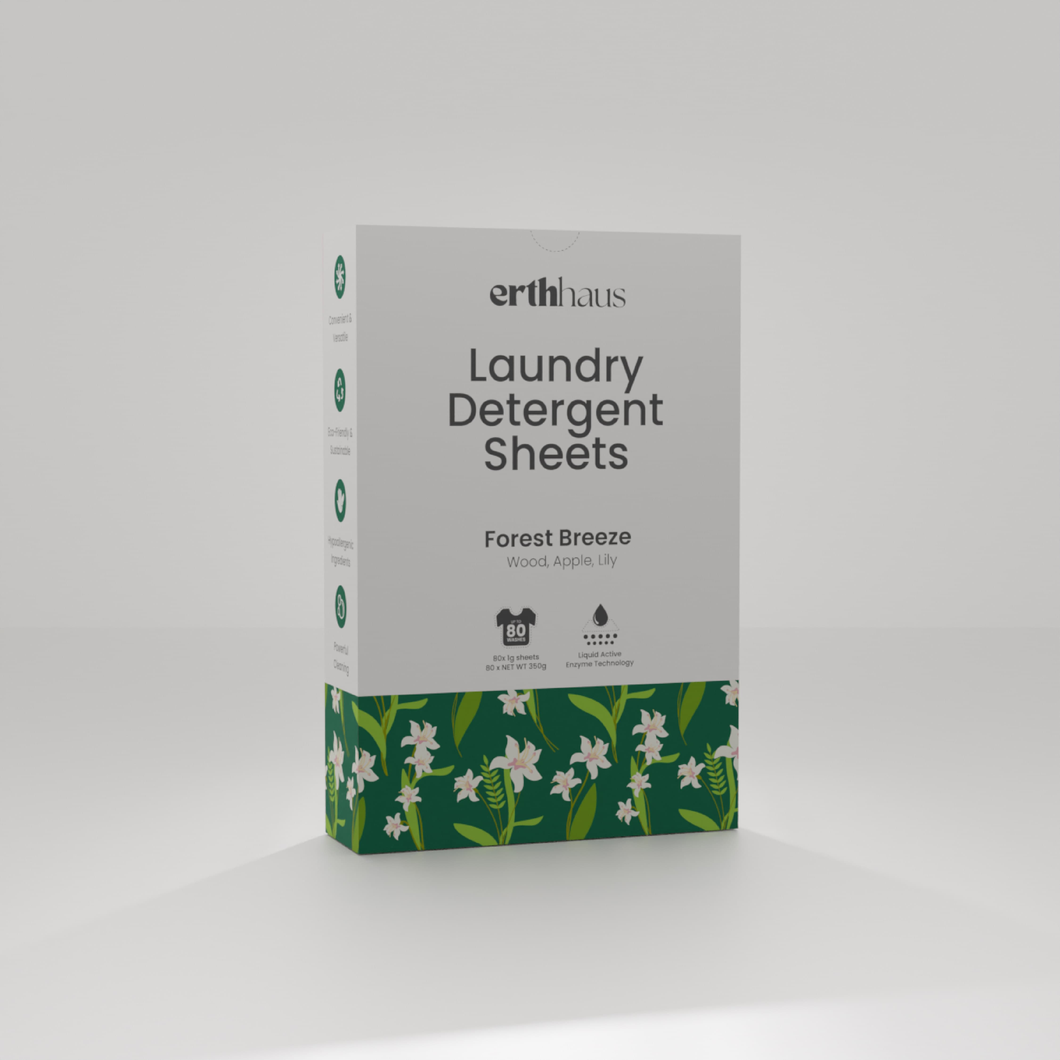 Erthhaus Eco-friendly Laundry Detergent Sheets